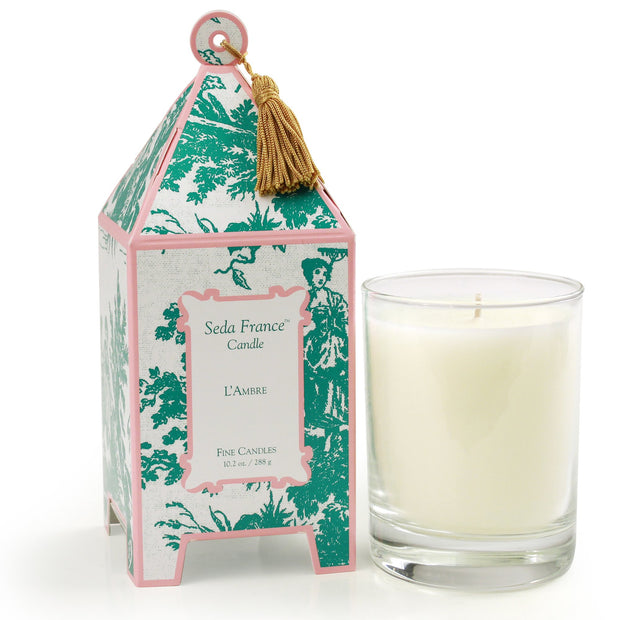 Seda France L'Ambre Classic Toile Pagoda Box Candle