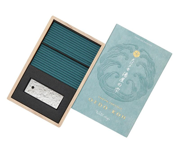 Oedo-Koh Water Drop Japanese Incense in an Aqua Box