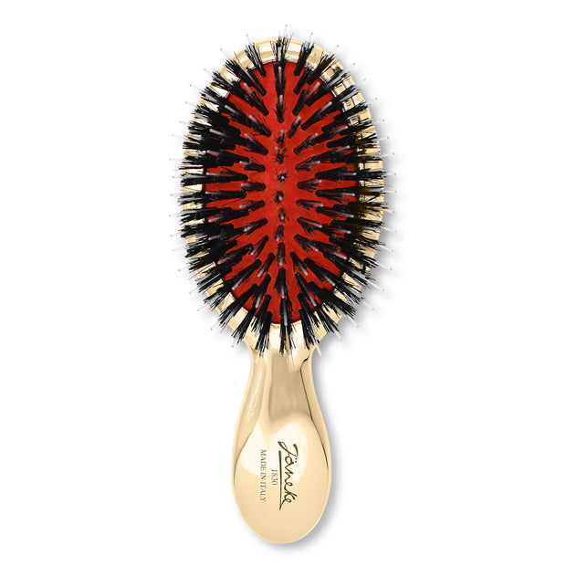 Janeke Mini Hairbrush with Boar/Nylon Bristles  (AUSP24M, CRSP24M)