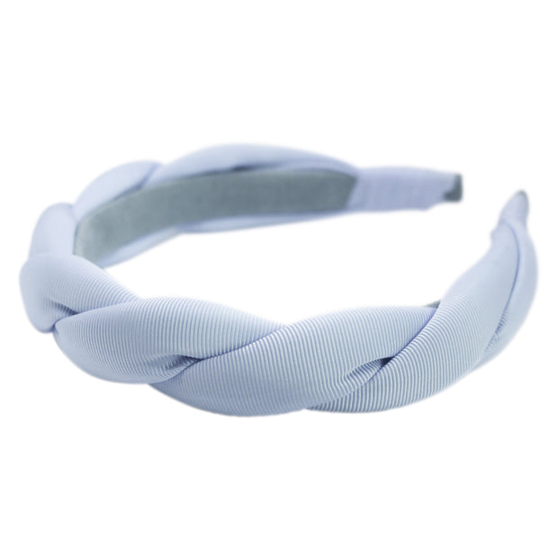 Anna Fashion twist grosgrain headband baby blue