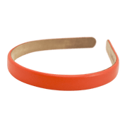 Wardani leather headband 5/8" Coral