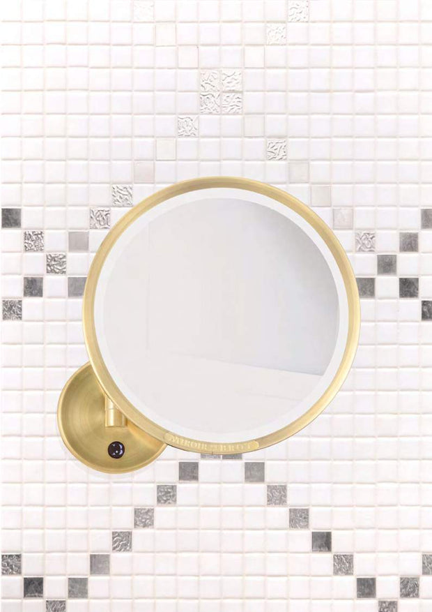 Brot Intemporel Deprie Wall Mount 2 Arm Swing Mirror  9.5" Dia. - Boyd's Madison Avenue