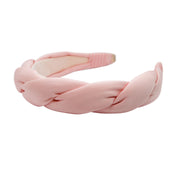 Anna Fashion twist grosgrain headband light pink