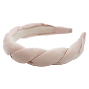 Anna Fashion twist grosgrain headband pink