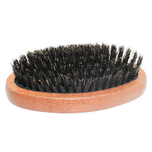 Regincos Men's Military Style  Natural Bristle Hair & Beard Brush For Short Hair - Boyd's Madison Avenue