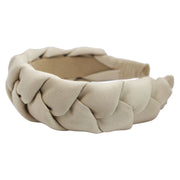 Anna Fashion braid headband grosgrain cream