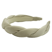 Anna Fashion twist grosgrain headband cream